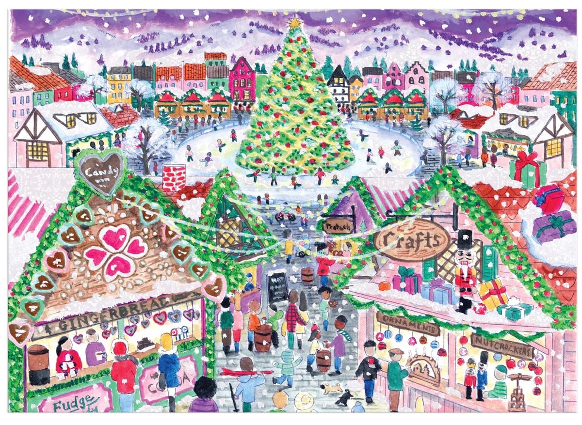 Michale Storrings - Holiday Village Market - 1000 Pc Puzzle