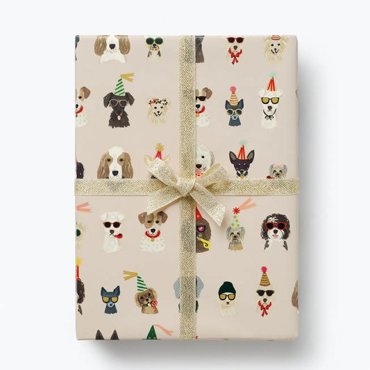 Rifle Paper Co - Wrapping Roll - Party Dogs