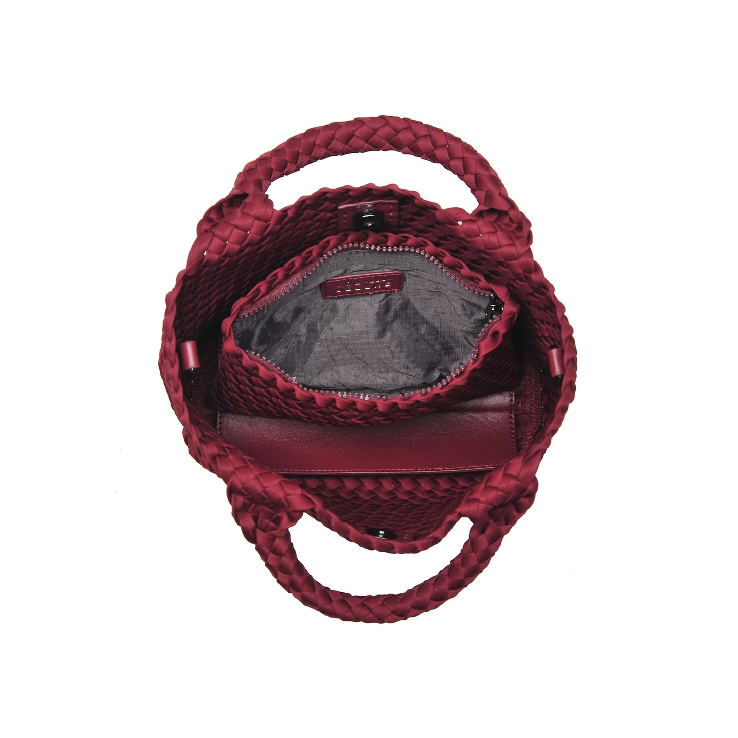 Sky's The Limit - Small Woven Neoprene Crossbody - Wine