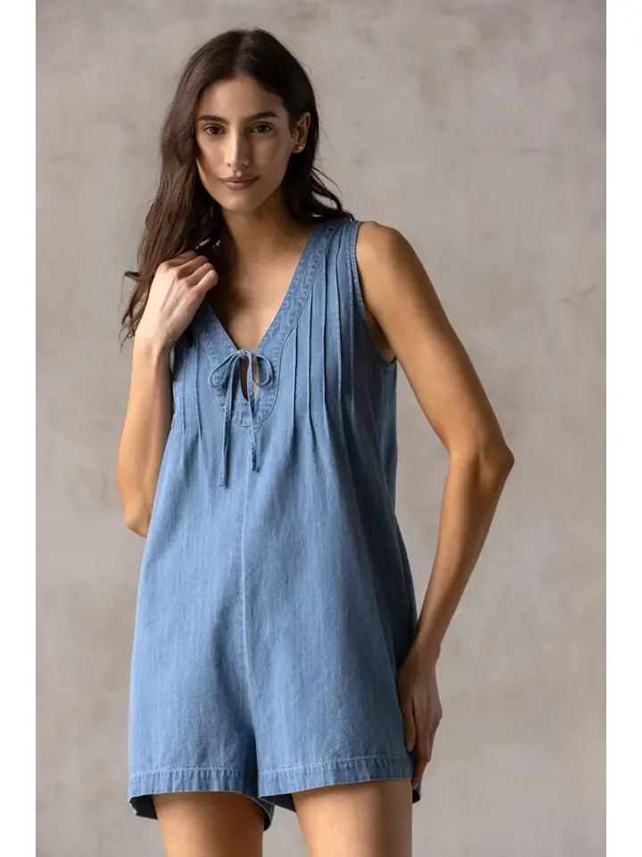 Romper - Light Denim