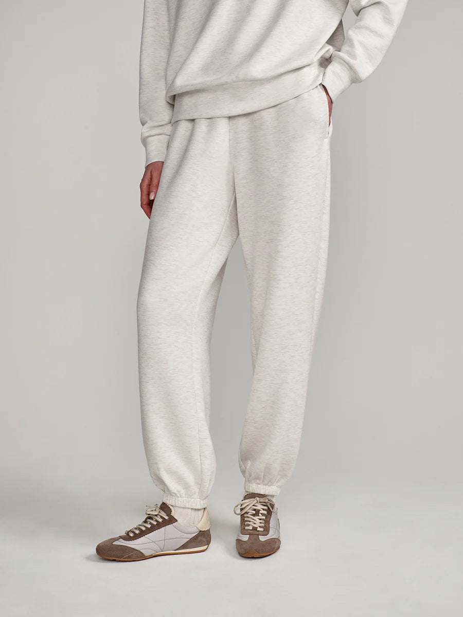 Varley - The Classic Cuff Pant - 28.5" - Light Grey Marl