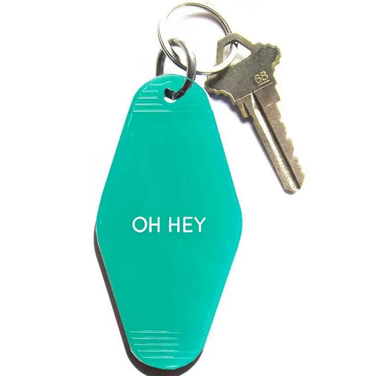 Keychain "Oh Hey" - Turquoise