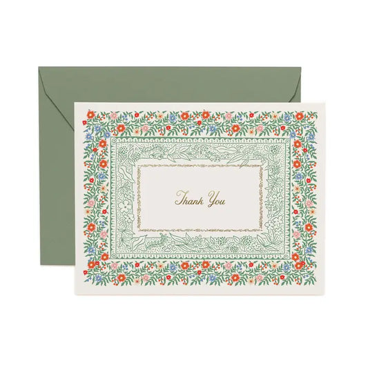 Rifle Paper Co. - Boxed Card Set - Rosette Thank You