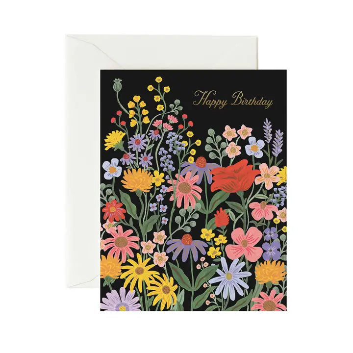 Rifle Paper Co. - Birthday Card - Prairie Garden