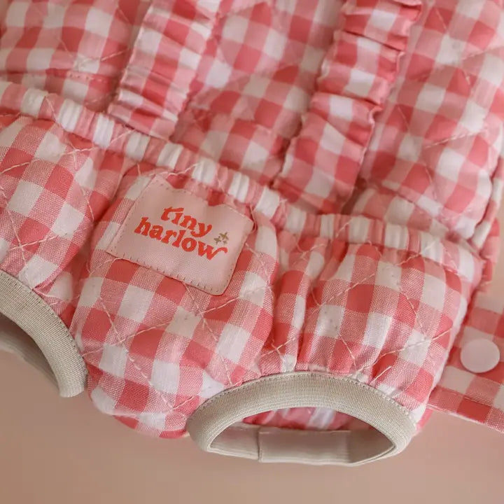 Tiny Harlow - Doll Carrier - Pink Gingham