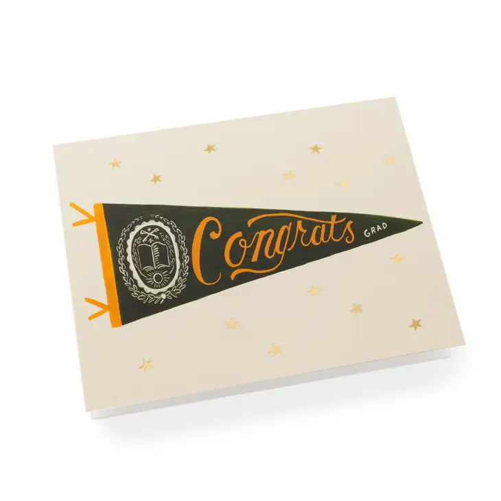 Rifle Paper Co. - Congrats Pennant Card