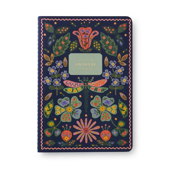 Rifle Paper Co. - Assorted Set of 3 Notebooks - Posy