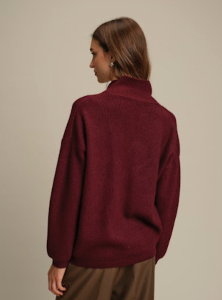 Liam Sweater - Wine