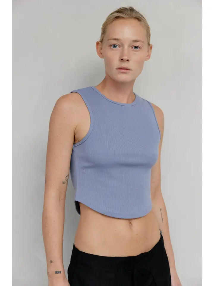 The Lindsey Top - Light Blue