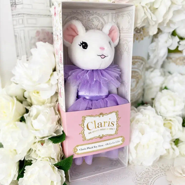 Claris The Chicest Mouse In Paris - 12"- Lilac