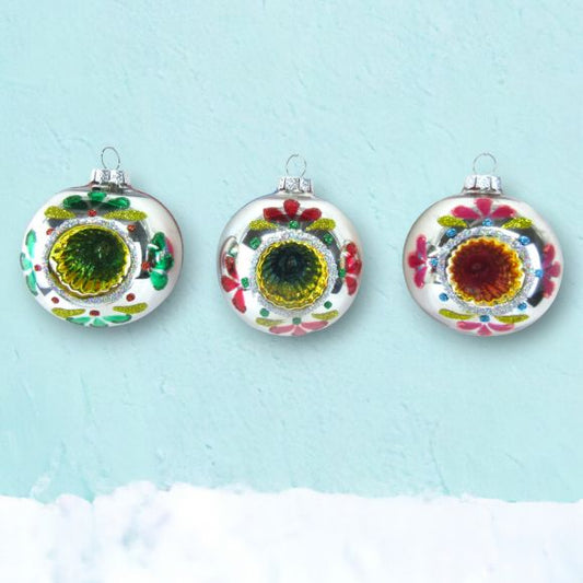 Vintage Painted Ornaments