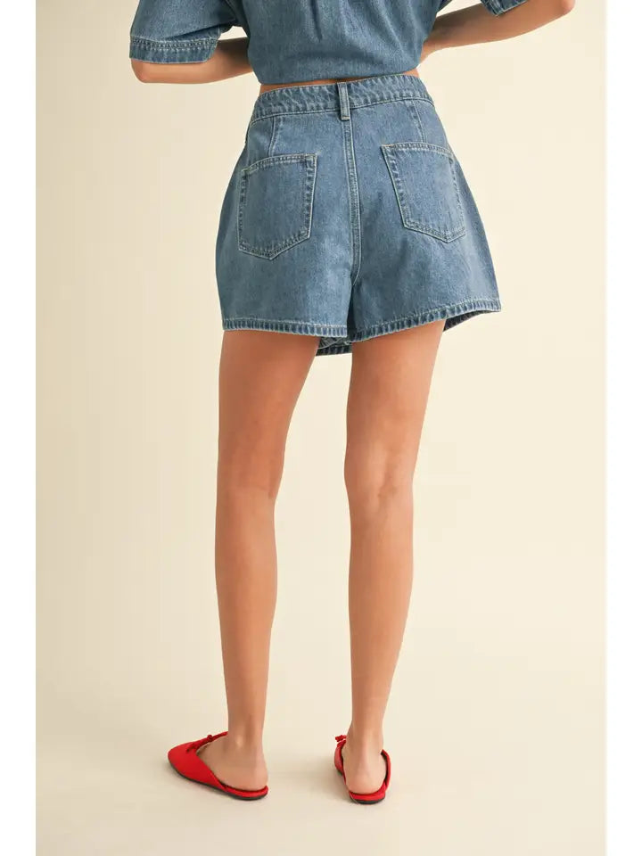 Denim Skort