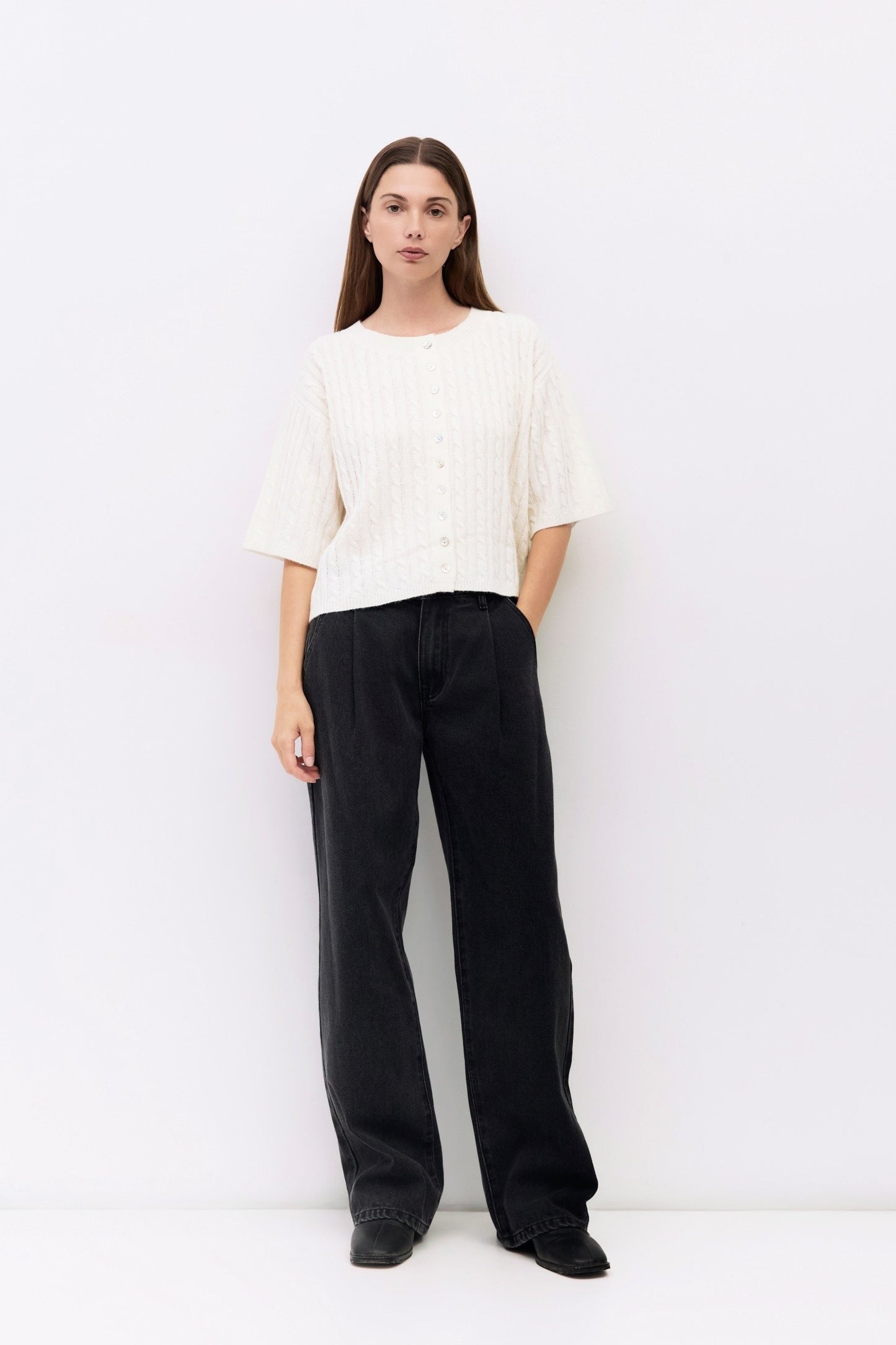 The Poppy Cardigan - Cream