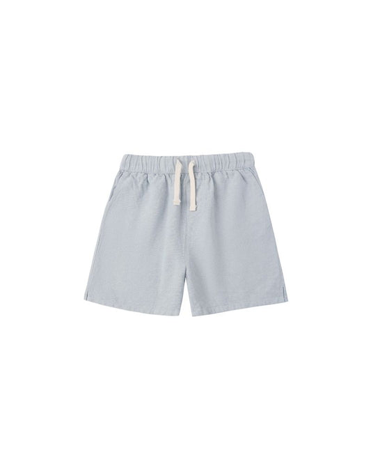 Rylee + Cru - Perry Short - Heathered Light Blue