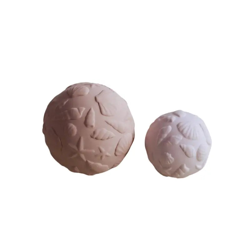 Natruba - Natural Rubber Sensory Ball Set Shell - Rose