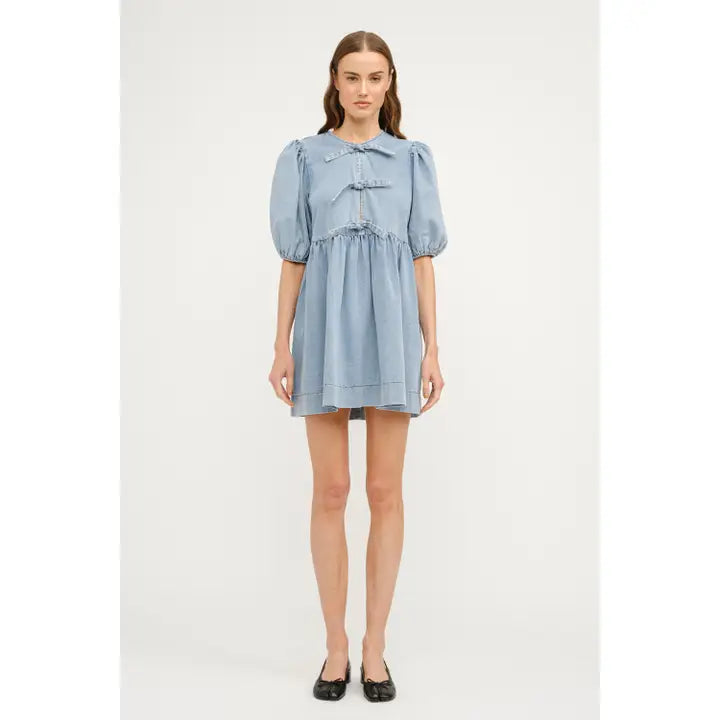 Arlo Dress - Light Wash