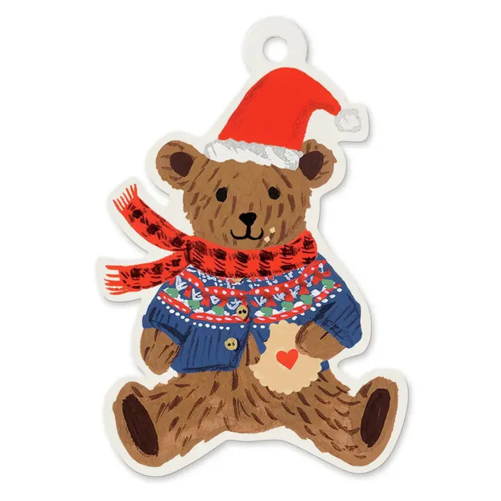Rifle Paper Co. - Gift Tags - Pack of 8 - Beary Christmas