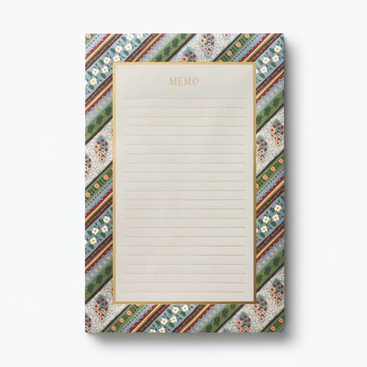 Rifle Paper Co. - Memo Notepad - Paisley
