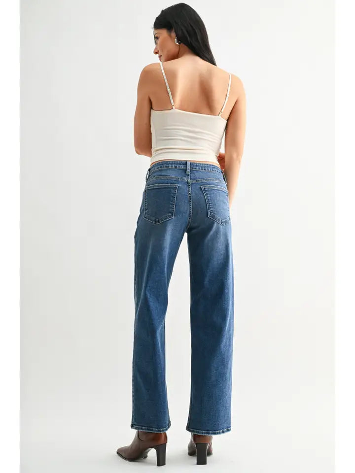 Full Length Straight - Medium Denim