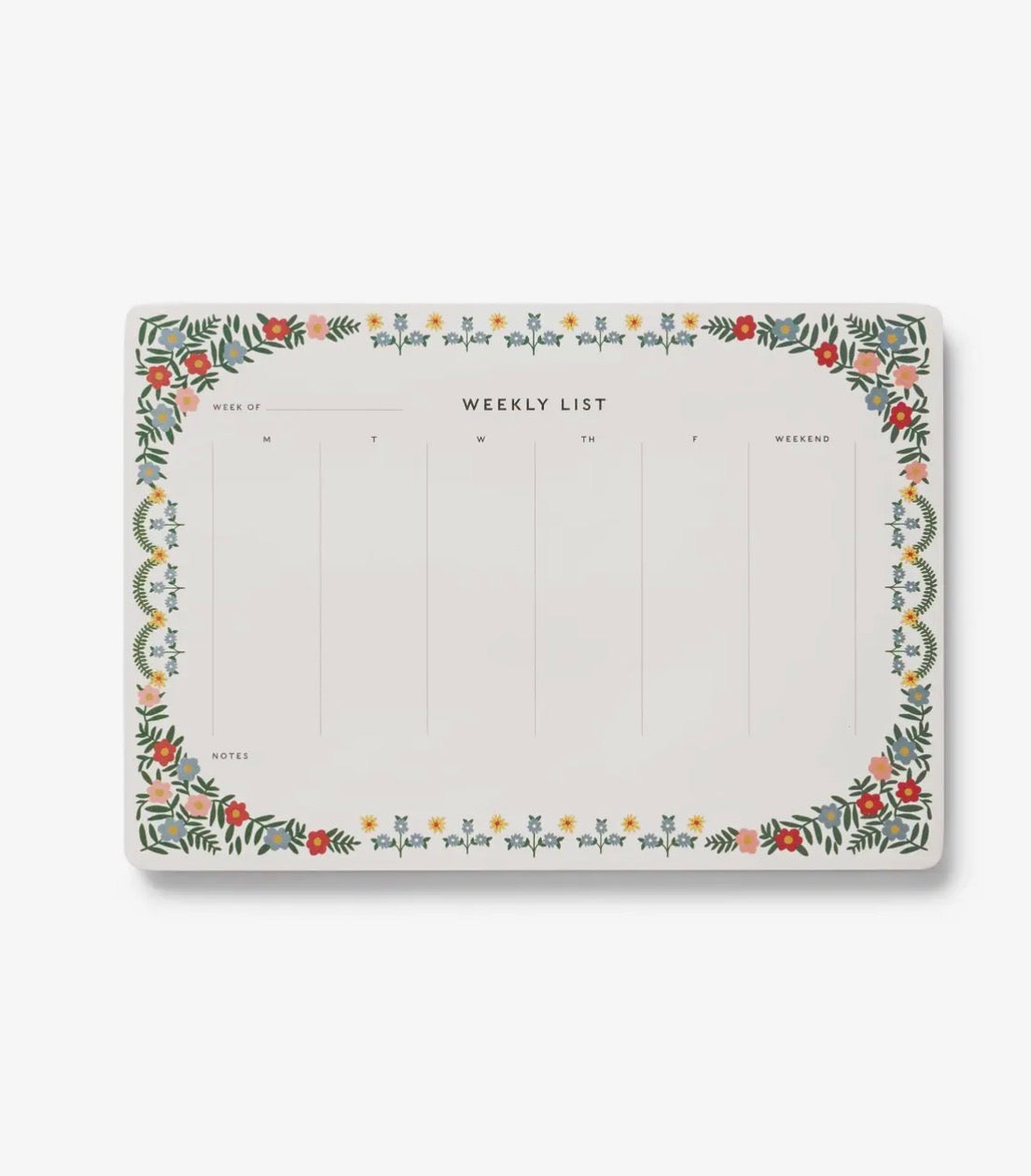 Rifle Paper Co. - Weekly Desk Pad - Rosette
