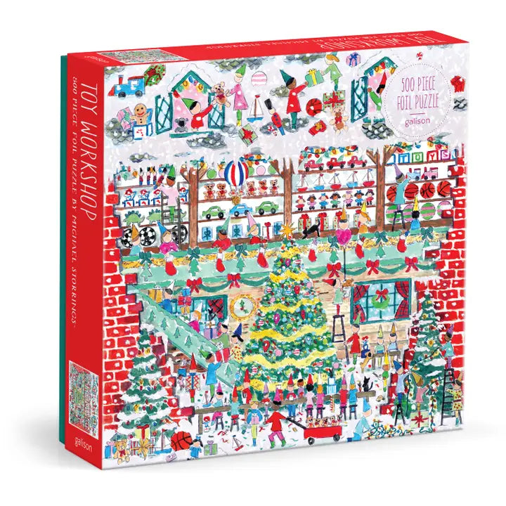 Michael Storrings - Toy Workshop - 500 Piece Puzzle