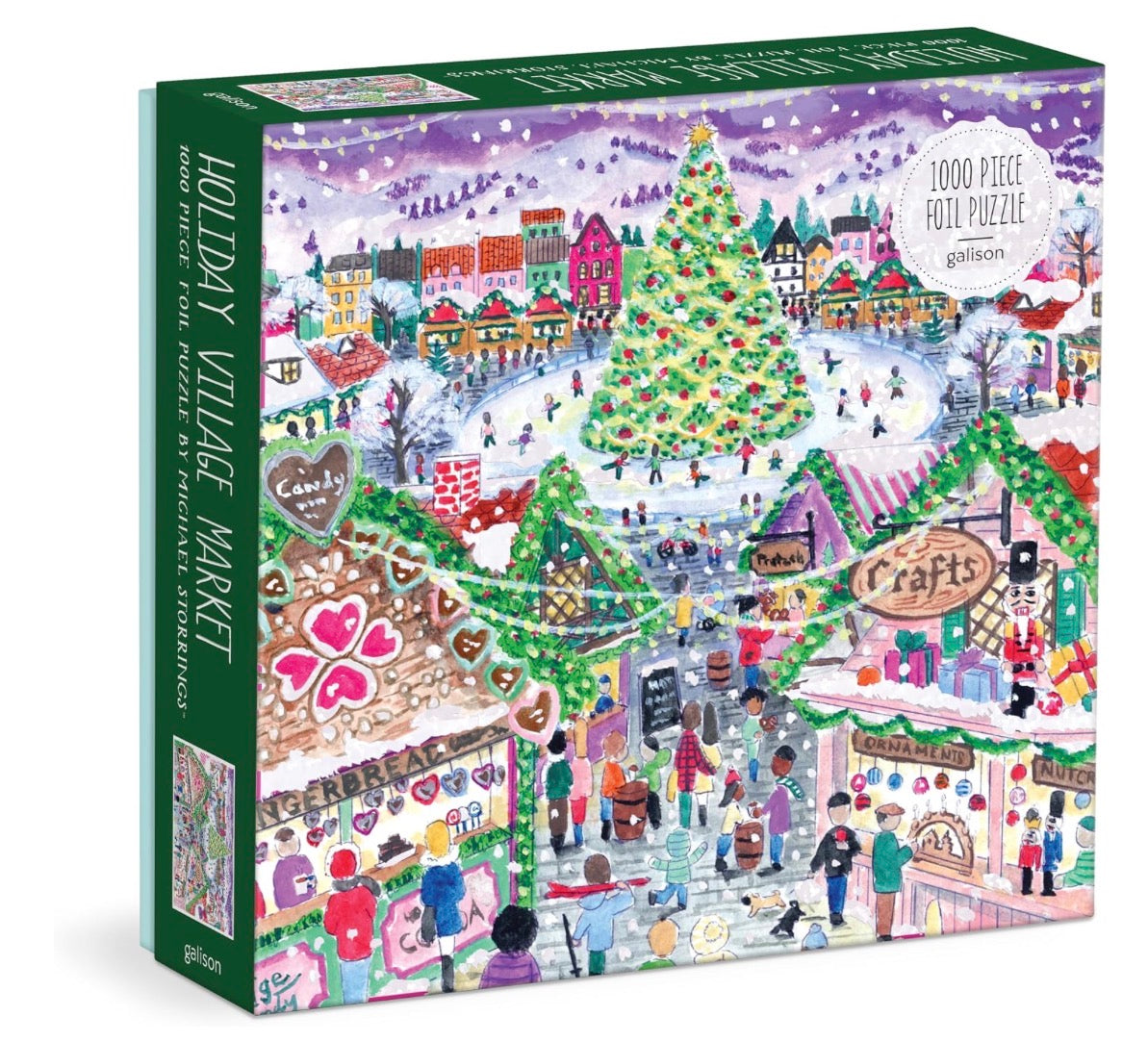 Michale Storrings - Holiday Village Market - 1000 Pc Puzzle