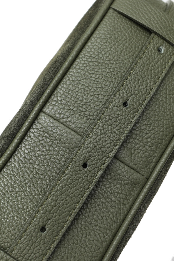 Amicie Suede Bag - Khaki