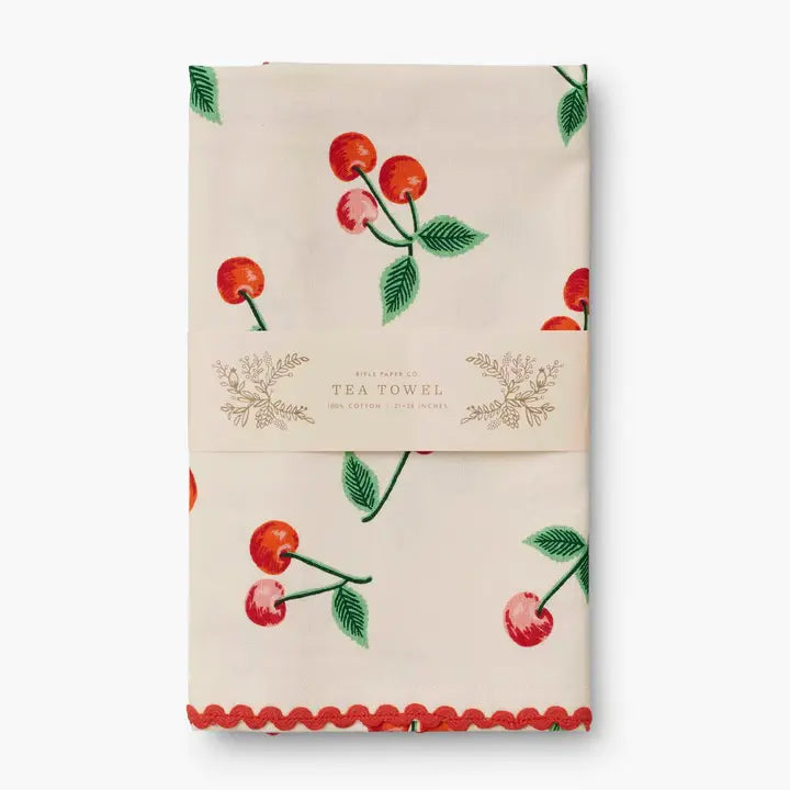 Rifle Paper Co. - Tea Towel - Cherries