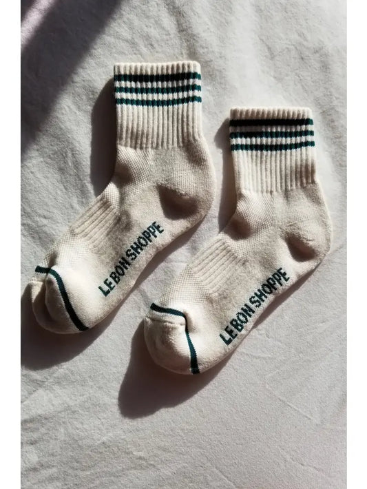 Le Bon Shoppe - Girlfriend Socks- Egret