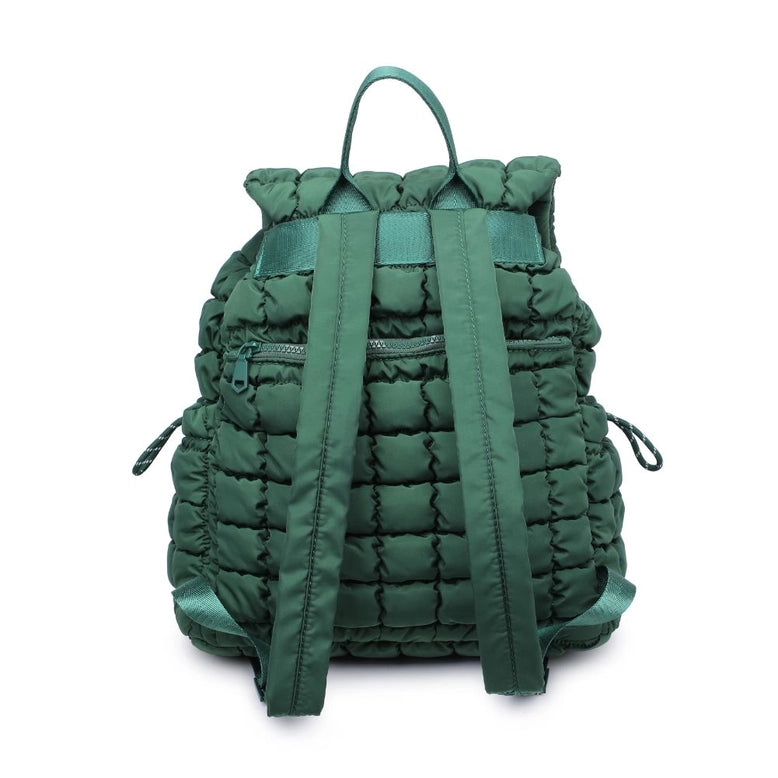 Vitality - Quilted Nylon Backpack - Emerald