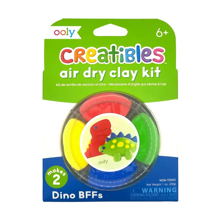 Ooly - Creatibles: Air Dry Clay Kit - Dino Pals