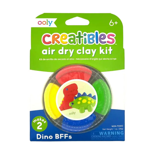 Ooly - Creatibles: Air Dry Clay Kit - Dino Pals