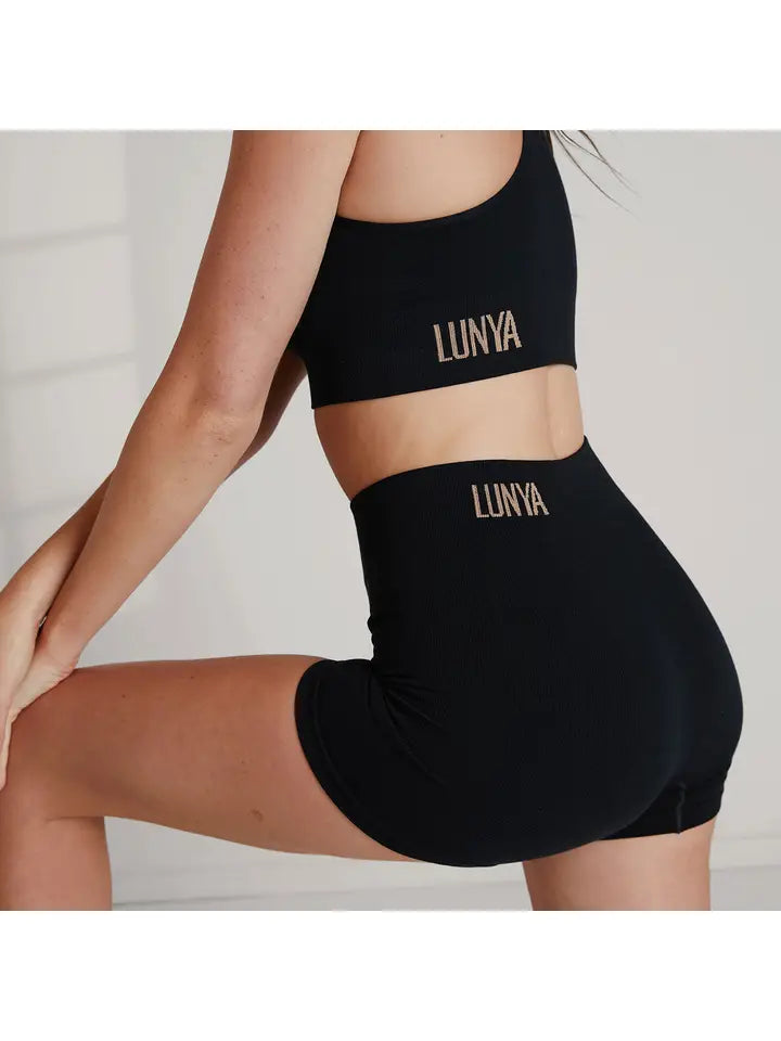 Lunya - Seamless Modal Boyshort - Immersed Black