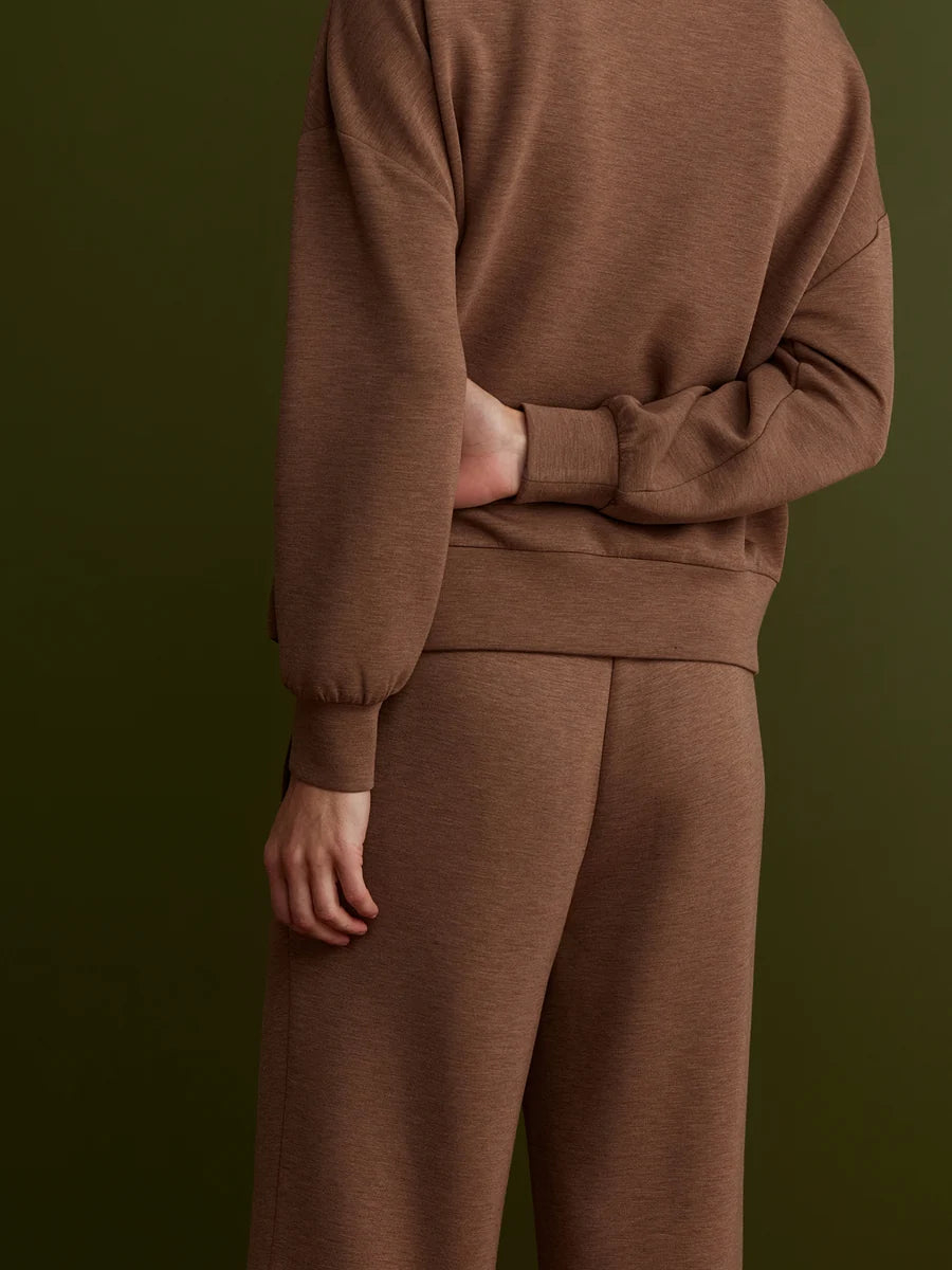 Varley - The Wide Leg Pant 28" - Golden Bronze Marl