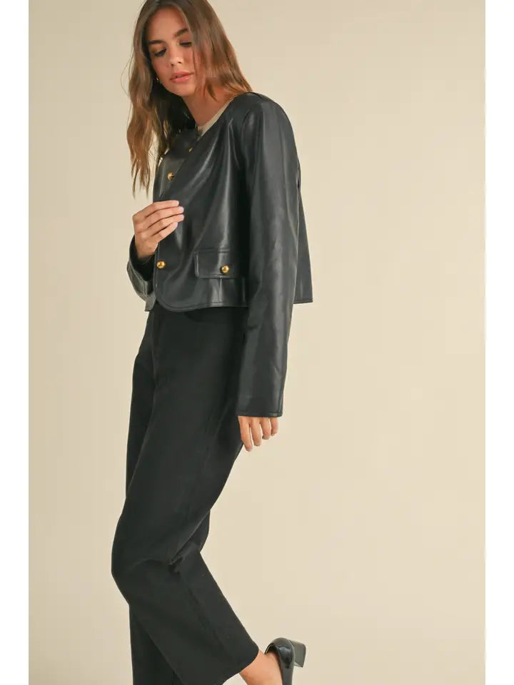 Leather Jacket - Black