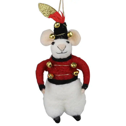 Nutcracker Felt Mouse Ornament