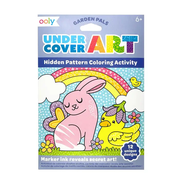 OOLY - Undercover Art Hidden Patterns Color Activity - Garden Pals