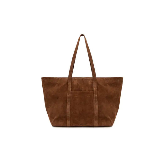 Francesca Suede Bag - Brown
