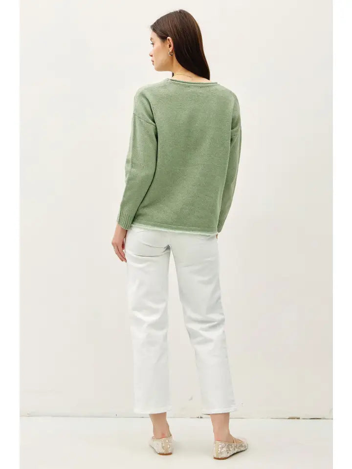 Cozy Sweater - Lime