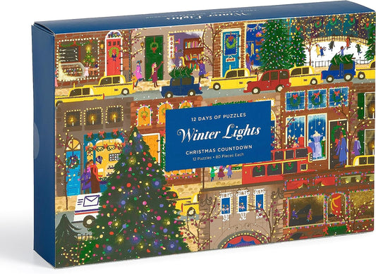 Winter Lights - Christmas Countdown - 12 Days of Puzzles