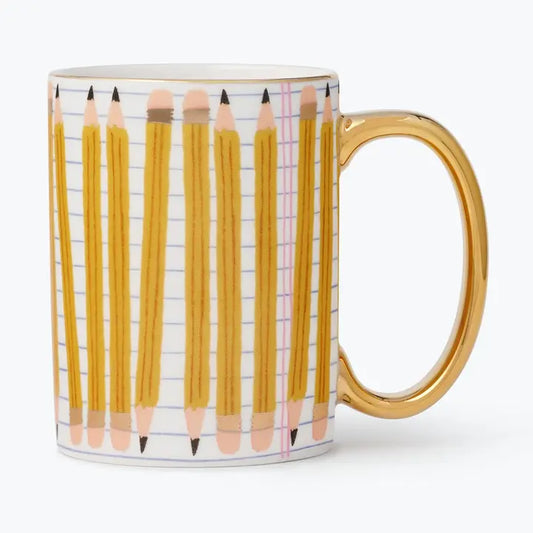 Rifle Paper Co. - Porcelain Mug - Pencils