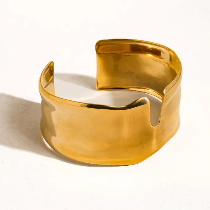 Clyde 18K Non-Tarnish Bangle - Gold