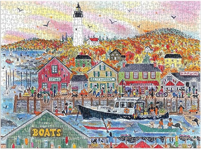 1000 Piece Puzzle - Autumn by the Sea