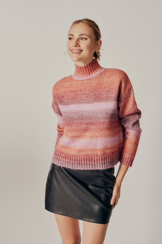 Alnus Turtleneck Sweater - Multicolor