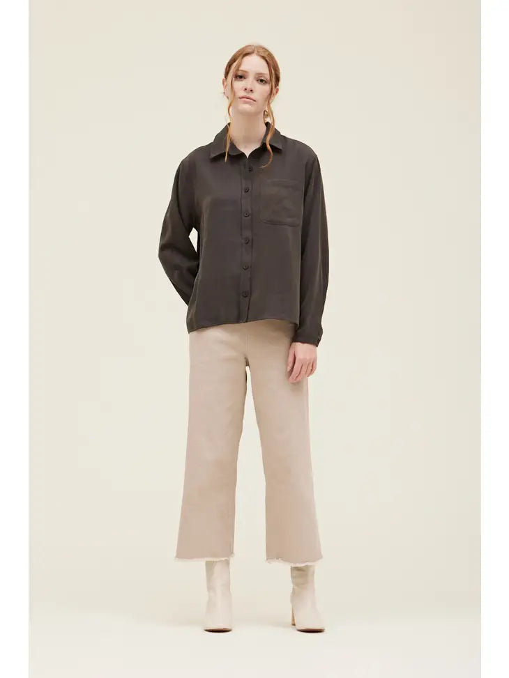 Grade + Gather - Tencel Shirt - Carbon