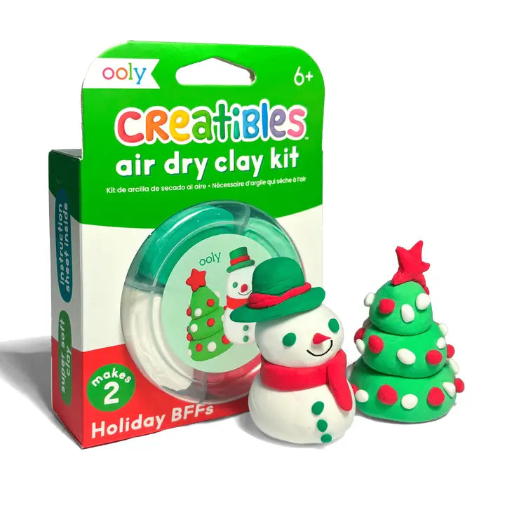 Ooly - Creatibles: Air Dry Clay Kit - Holiday BFFs