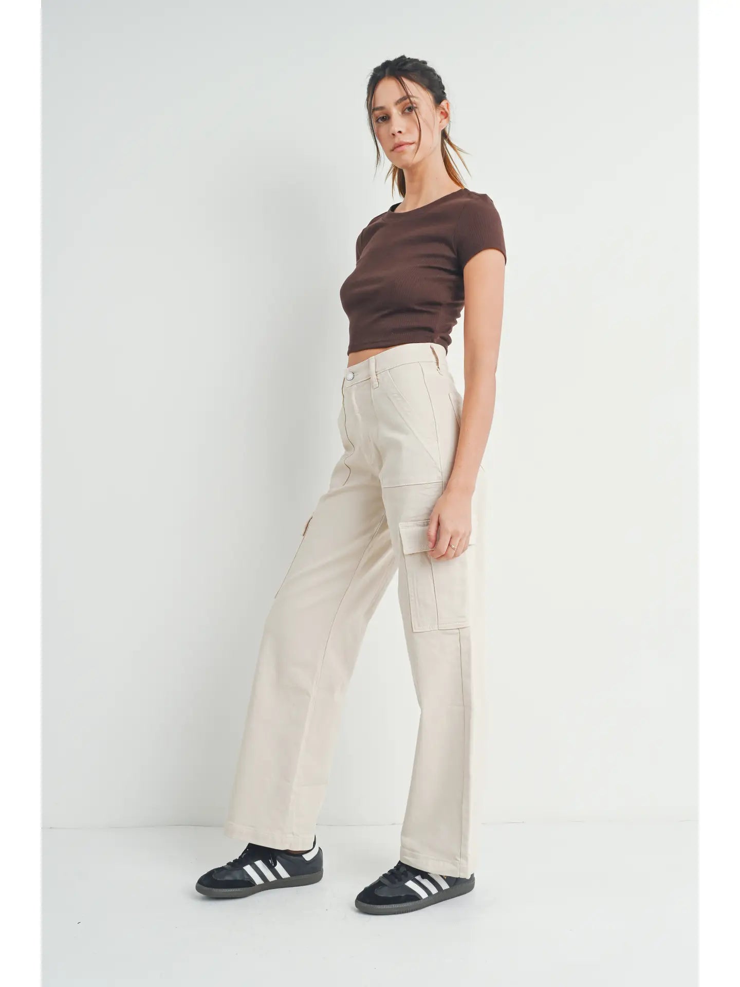 Lightweight Stretch Cargo Jean - Oat