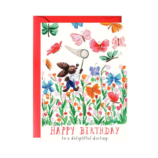 A Monarch's Birthday Greeting Card