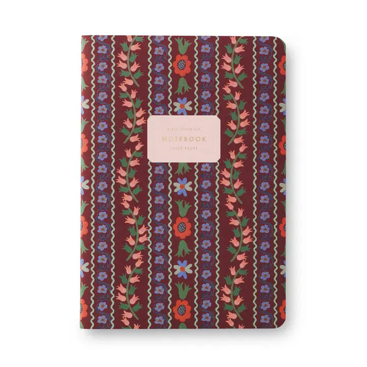 Rifle Paper Co. - Assorted Set of 3 Notebooks - Posy