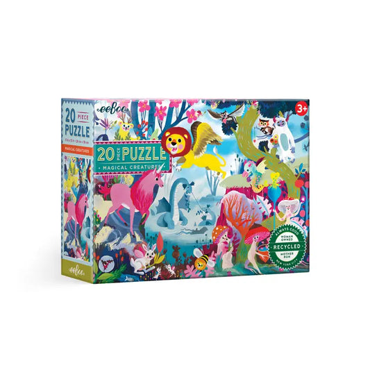 eeBoo - 20 Piece Puzzle - Magical Creatures